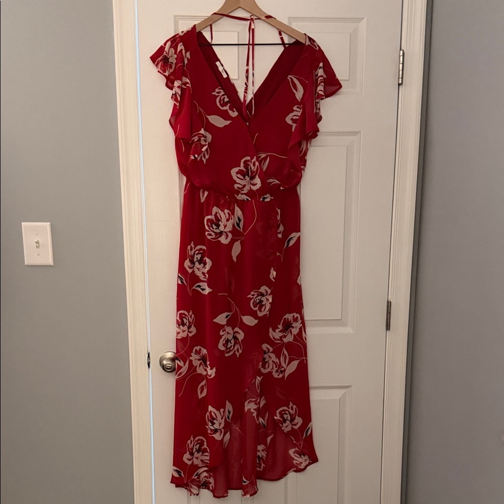Maurice’s Floral Red Dress